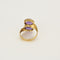 Bague 54 Bague toi et moi, or jaune et améthystes 58 Facettes BEA3348