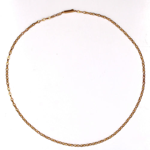 Collier Chaine ancienne maillons losangiques 58 Facettes 20-537