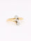 Bague 52 Bague toi et moi or jaune diamants old mine cut 58 Facettes J608