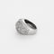 Bague 48 Bague dôme en or blanc et diamants 58 Facettes MAN1695
