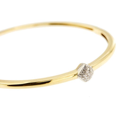 Bracelet Bracelet rigide avec diamants 58 Facettes 36554