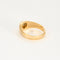 Bague 60 Bague jonc or jaune et gris et diamant 58 Facettes CHAL0281