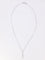 Collier Collier diamant barrette verticale or blanc 58 Facettes 1094.2
