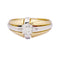 Bague 60 Bague vintage platine, or jaune, diamant. 58 Facettes 33990