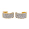 Boucles d'oreilles Boucles d'oreilles Demi créoles Or jaune Diamant 58 Facettes 3105065CN