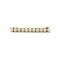 Broche Broche barrette or jaunes et perles 58 Facettes 150102R