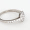 Bague 50.5 Bague de fiançailles ronde en platine avec halo de diamants Tiffany & Co 58 Facettes G13747