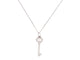 Collier collier TIFFANY & CO cle vintage ovale pendentif platine diamant 58 Facettes 258946