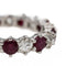 Bague 50 Bague Alliance Or blanc Rubis 58 Facettes 2834880CN