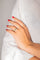 Bague 53 Bague Demi alliance Or blanc Emeraude 58 Facettes 3282602CN