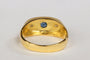 Bague 54 Bague Or jaune Saphir 58 Facettes 00208CN