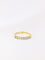 Bague 52 Demi-Alliance américaine en or jaune et diamants 0.2 ct 58 Facettes J114