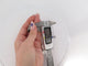 Bague 51 bague bandeau 20 saphirs 13ct baguette en or blanc 100 diamants 58 Facettes 262243