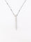 Collier Collier diamant barrette verticale or blanc 58 Facettes 1094.2