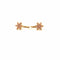 Boucles d'oreilles Dormeuse fleurs or jaune 58 Facettes 2-BOC1-GS33788