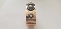 Bracelet Bracelet ancien or rose, perles et diamants anciens 58 Facettes