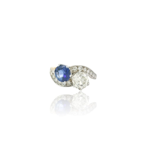 Bague Toi & Moi ring 58 Facettes