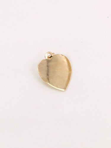 Pendentif Médaille amour Augis coeur strié Plus qu'hier moins que demain or jaune rubis 58 Facettes J493