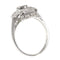 Bague 51 Bague de fiançailles Art déco vintage en diamant, vers 1920 – Élégance classique en platine 58 Facettes 23137-0327