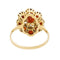 Bague 54 Bague Pompadour Or jaune Grenat 58 Facettes 3696610CN