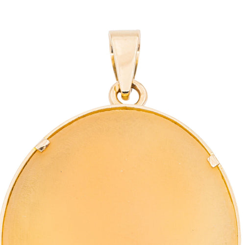Pendentif Pendentif Camée Or jaune Coquille 58 Facettes 2912921CN