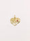 Pendentif Médaille amour Augis coeur Plus qu'hier moins que demain or jaune rubis 58 Facettes J520
