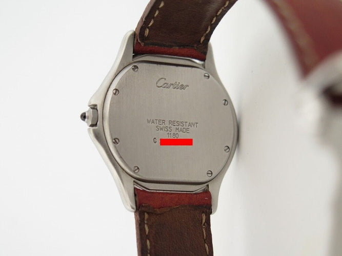 Montre vintage montre CARTIER cougar 32mm or & acier 58 Facettes 260564
