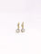 Boucles d'oreilles Dormeuses anciennes diamants 0,40 ct 58 Facettes J452