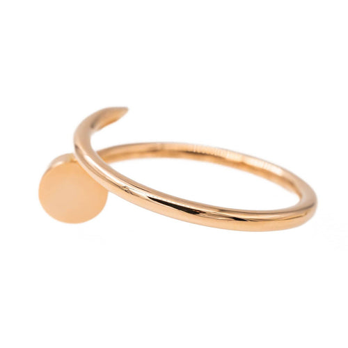 Bague 53 Cartier Bague Juste un clou Or rose 58 Facettes 3496783CN