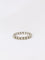 Bague 54.5 Alliance américaine en or blanc et diamants 1 ct 58 Facettes J57