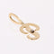 Pendentif Pendentif lettre P diamant 58 Facettes CVP146