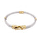 Bracelet Bracelet or et acier. 58 Facettes 34076
