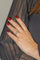 Bague 53 Bague Marguerite Or rose Emeraude 58 Facettes 3437191CN