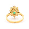 Bague 52 Bague Pompadour Vintage Or 18 Carats, Émeraude Naturelle et Diamants 58 Facettes 281