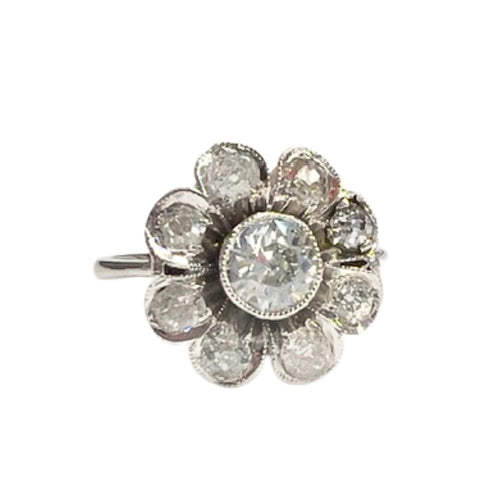 Bague BAGUE art déco en or et diamants 58 Facettes Q147B
