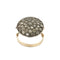 Bague 57 Bague ronde en or jaune avec diamants 58 Facettes 36100
