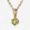 Pendentif Pendentif or péridot 58 Facettes CVP152