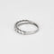 Bague 53 Demi-Alliance en or blanc et diamants 58 Facettes PER0261X3