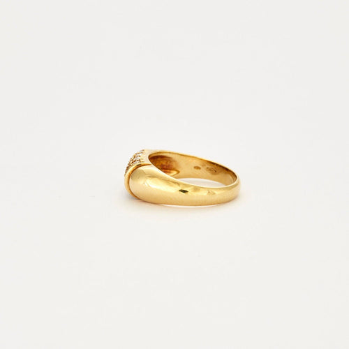 Bague 53 Bague or jaune et diamants 58 Facettes 2583
