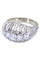 Bague 53 Bague jarretière années '50 diamants 58 Facettes 086201