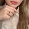 Bague 54 Solitaire Or Jaune 18 k & Topaze 58 Facettes 47-GS37208-1