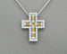 Collier Collier croix Damiani Belle Époque taille grande 58 Facettes