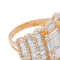 Bague 54 Djula Bague Cocktail Or rose Diamant 58 Facettes 3530666CN