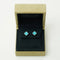Boucles d'oreilles Van Cleef & Arpels - Rares Boucles d'Oreilles Sweet Alhambra turquoise en or blanc 58 Facettes