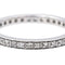 Bague 54 Bague Alliance américaine   Or blanc Diamant 58 Facettes 4152531RV