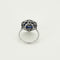 Bague 54,5 Bague Art déco en platine et or blanc, diamants et saphirs 58 Facettes 250356