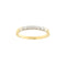 Bague 61 Bague Riviera avec diamants de 0,24 ct 58 Facettes 36981