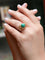 Bague vintage OMEGA GILBERT ALBERT bille de turquoise