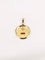 Pendentif Médaille amour Augis grand modèle Plus qu'hier moins que demain or jaune diamant rubis 58 Facettes J477