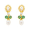 Boucles d'oreilles Boucles d'oreilles Or jaune Emeraude 58 Facettes 3282603CN